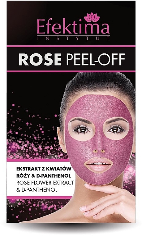 Maseczka peel-off - Efektima Instytut Rose Peel-Off Face Mask — Zdjęcie N1