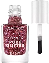 Top z brokatem - Catrice Dream In Pure Glitter Top Coat — Zdjęcie N2