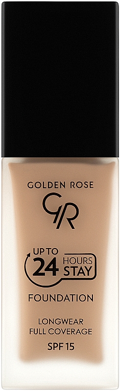 Długotrwały podkład do twarzy SPF 15 - Golden Rose Up To 24 Hours Stay Foundation — Zdjęcie N1