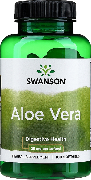 Ziołowy suplement Aloe vera - Swanson Aloe Vera Digestive Health  — Zdjęcie N1