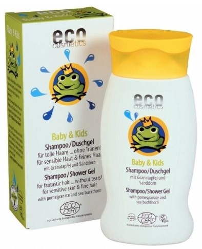 Szampon-żel do włosów i ciała dla dzieci - Eco Cosmetics Baby & Kids Shampoo/Shower Gel — Zdjęcie N1