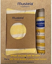 Kup Zestaw - Mustela Solar+Beach Towel Set (b/spray/200ml + towel/1pcs)