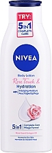 Wygładzający balsam do ciała - NIVEA Body Lotion Rose Touch — Zdjęcie N1