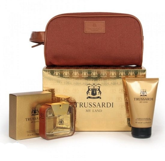 Trussardi My Land - Zestaw (edt/100ml + sh/g/100ml + bag) — Zdjęcie N1