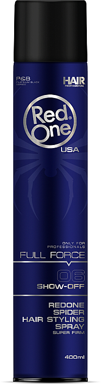 Lakier do włosów - RedOne Show-Off Spider Hair Styling Spray 06 — Zdjęcie N1