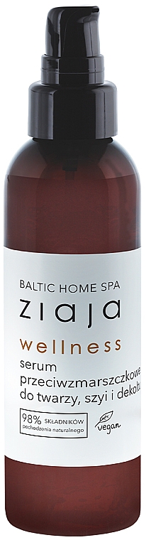 Przeciwzmarszczkowe serum do twarzy, szyi i dekoltu - Ziaja Baltic Home Spa Wellness