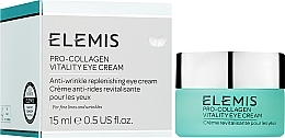 Rewitalizujący liftingujący krem ​​pod oczy - Elemis Pro-Collagen Vitality Eye Cream — Zdjęcie N1