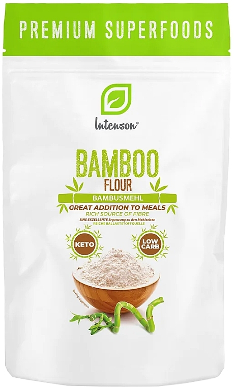 PRZECENA! Mąka bambusowa keto - Intenson Bamboo Flour * — Zdjęcie N1