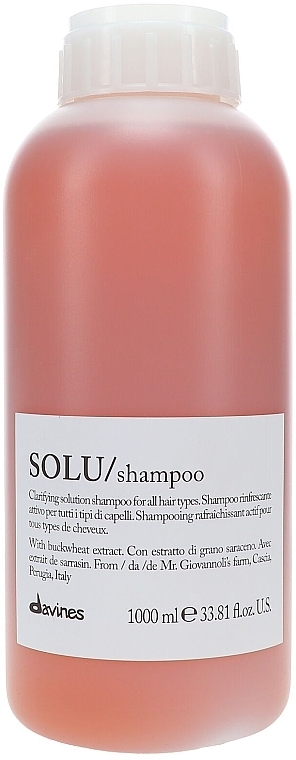 Szampon głęboko oczyszczający do wszystkich typów włosów - Davines Solu Shampoo — Zdjęcie N4