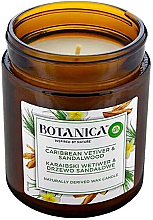 Karaibska świeca o zapachu wetiweru i drzewa sandałowego - Air Wick Botanica Carribean Vetiver & Sandalwood — Zdjęcie N2