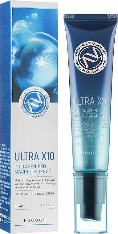 Odmładzająca esencja z kolagenem - Enough Premium Ultra X10 Collagen Pro Marine Essence