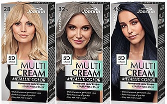 PRZECENA! Farba do włosów - Joanna Multi Cream Color Metallic * — Zdjęcie N1
