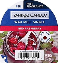 Wosk zapachowy - Yankee Candle Red Raspberry Wax Melt — Zdjęcie N1