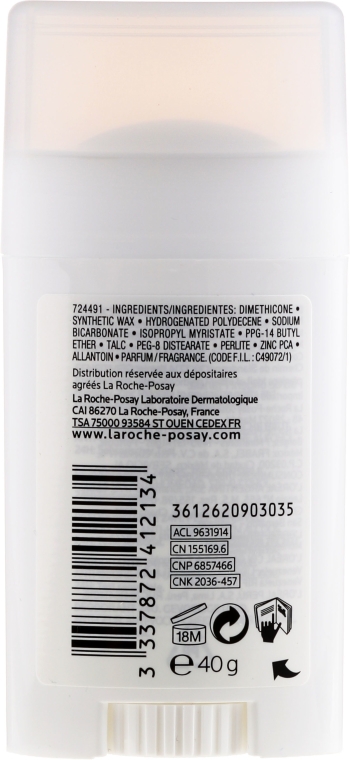 Perfumowany bezalkoholowy dezodorant w sztyfcie - La Roche-Posay Physiological Deodorant Stick — Zdjęcie N2