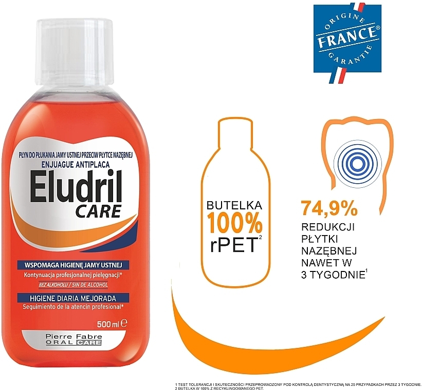 Przeciwpłytkowy płyn do płukania jamy ustnej - Pierre Fabre Oral Care Eludril Mouthwash — Zdjęcie N7