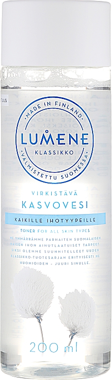 PREZENT! Odświeżający tonik do twarzy - Lumene Klassikko Refreshing Toner — Zdjęcie N1