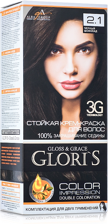 Krem koloryzujący do włosów - Glori’s Gloss&Grace