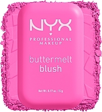 Kremowy róż do twarzy - NYX Professional Makeup Buttermelt High-Pigment Powder Blush — Zdjęcie N4