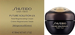 Intensywnie regenerujący krem do twarzy na noc - Shiseido Future Solution LX Total Regenerating Cream — Zdjęcie N2