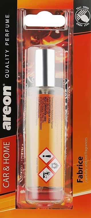 Dyfuzor zapachowy do samochodów Fabrice - Areon Perfume Fabrice — Zdjęcie N1