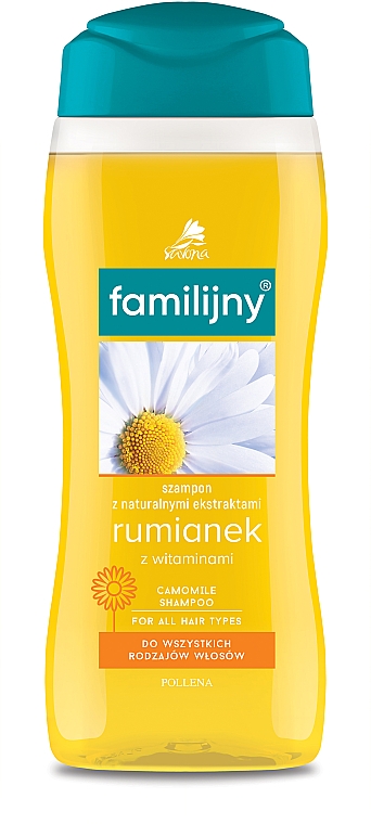 Familijny szampon rumiankowy z witaminami do włosów - Pollena Savona — Zdjęcie N1