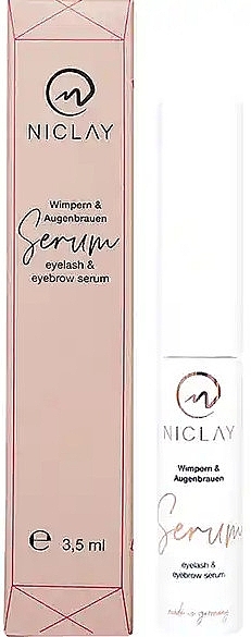 Serum do brwi i rzęs - Niclay Eyelash & Eyebrow Serum — Zdjęcie N1
