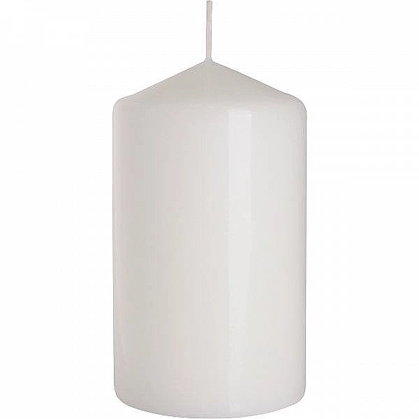 Świeca cylindryczna 70x120 mm, biała - Bispol — Zdjęcie N1