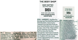 Zestaw - The Body Shop Nutty & Nourishing Shea Mini Gift (sh/cr/60ml + b/butter/50ml + h/balm/30ml) — Zdjęcie N4