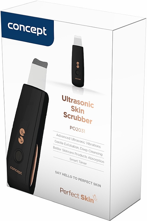 Urządzenie do peelingu kawitacyjnego, PO2031 - Concept Perfect Skin Ultrasonic Skin Scrubber — Zdjęcie N4