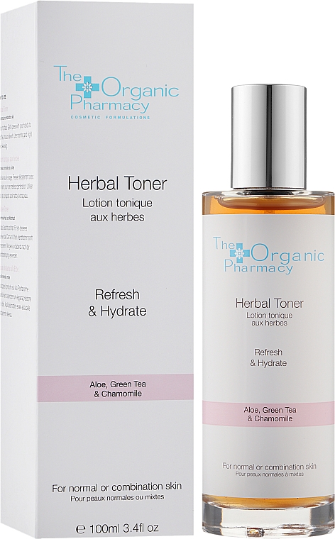 Ziołowy tonik do skóry normalnej i mieszanej - The Organic Pharmacy Herbal Toner — Zdjęcie N2