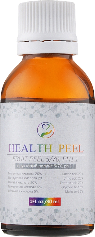 Peeling owocowy do twarzy - Health Peel Fruit Peel, pH 1.1 — Zdjęcie N1