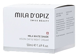 24-godzinny krem do twarzy - Mila D’Opiz Mila White Shade Vision Day + Night Cream — Zdjęcie N2