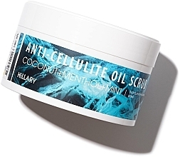 Chłodzący peeling antycellulitowy do ciała - Hillary Anti-Cellulite Oil Scrub — Zdjęcie N1