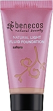 Kup Rozświetlający fluid do twarzy - Benecos Natural Light Fluid Foundation