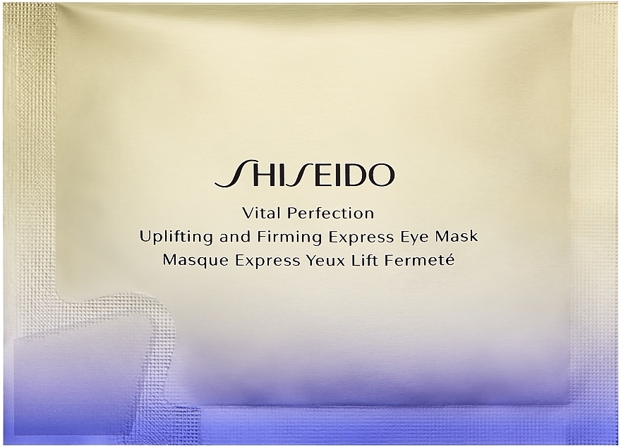 Liftingująca maska ujędrniająca pod oczy - Shiseido Vital Perfection Uplifting & Firming Express Eye Mask