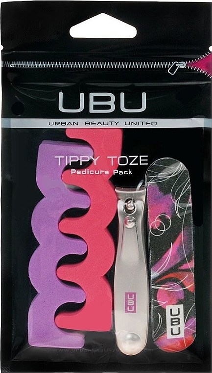 Zestaw do pedicure, wariant 1 - UBU Tippy Toze Pedicure Pack (clippe/1pcs + nailfile/1pcs + accessories/2pcs) — Zdjęcie N2