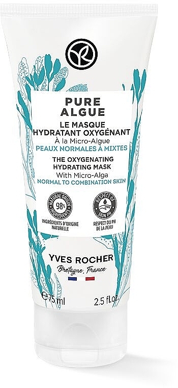 Maska do twarzy Ultra Fresh z mikroalgami - Yves Rocher Pure Algue Face Mask  — Zdjęcie N1