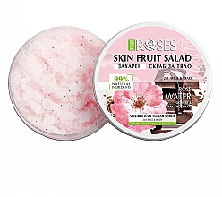 Kup Peeling do twarzy i ciała Woda różana, czekolada i jogurt - Nature of Agiva Roses Body Fruit Salad Nourishing Sugar Scrub