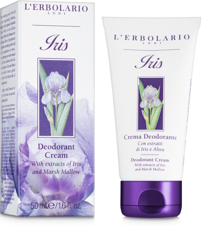 Dezodorant w kremie Irys - L'Erbolario Crema Deodorante Iris — Zdjęcie N1