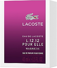 Lacoste Eau De L.12.12 Pour Elle Magnetic - Woda perfumowana — Zdjęcie N3