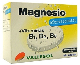 Kup Suplement diety Magnez + witamina B1, B2, B6 - Vallesol Magnesio + Vitaminas B1, B2 Y B6