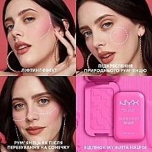 Kremowy róż do twarzy - NYX Professional Makeup Buttermelt High-Pigment Powder Blush — Zdjęcie N7