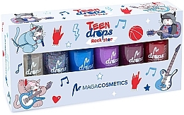Kup Zestaw lakierów do paznokci - Maga Cosmetics Teen Drops Rockstar V.02