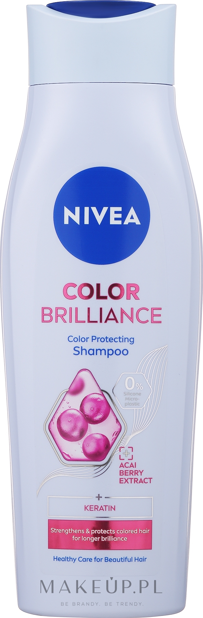 Szampon chroniący kolor do włosów farbowanych - NIVEA Color Protect pH Balace Mild Shampoo — Zdjęcie 250 ml