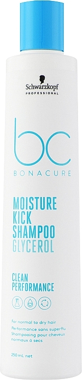 Szampon nawilżający - Schwarzkopf Professional Bonacure Moisture Kick Shampoo Glycerol — Zdjęcie N2