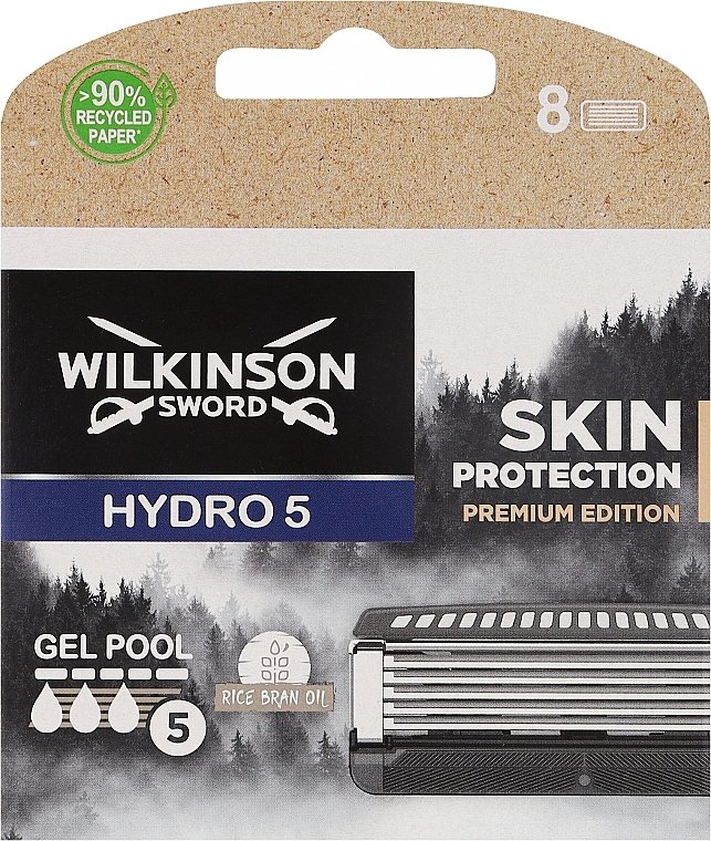 Zestaw wymiennych ostrzy Hydro 5, 8 szt. - Wilkinson Sword Hydro 5 Skin Protection Premium Edition