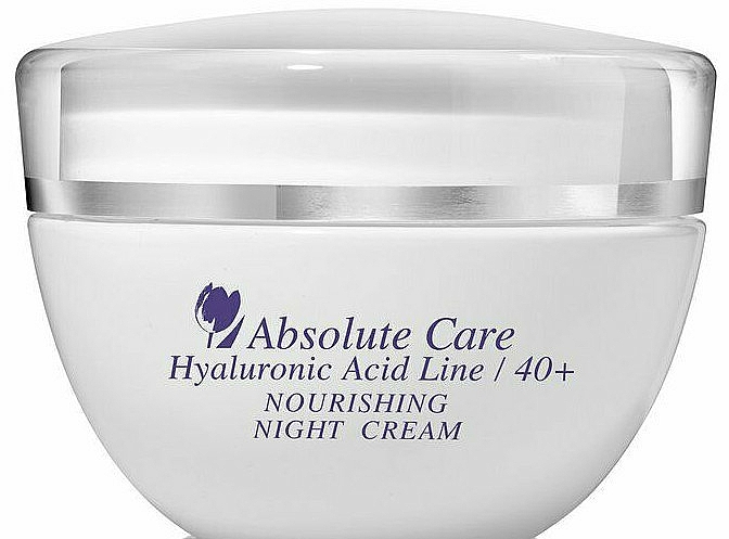 Odżywczy krem do twarzy na noc z kwasem hialuronowym - Absolute Care Hyaluronic Acid Nourishing Night Cream  — Zdjęcie N1