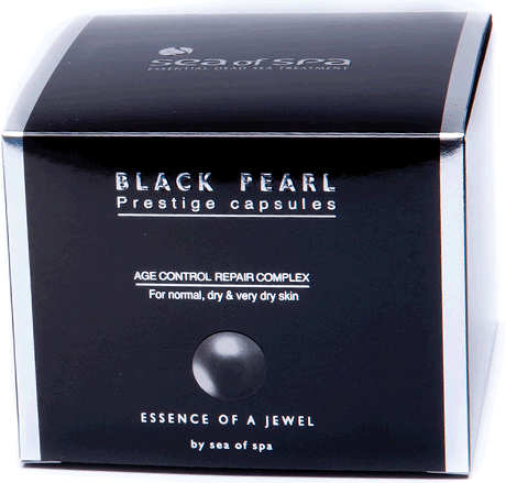 Kapsułka z serum do twarzy o działaniu przeciwstarzeniowym - Sea Of Spa Black Pearl Age Control Prestige Capsules Age Control-Repair Complex For Normal, Dry & Very Dry Skin — Zdjęcie N4