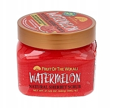 Naturalny peeling Arbuz - Wokali Natural Sherbet Scrub Watermelon — Zdjęcie N1