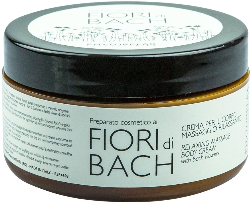 Relaksujący krem do masażu ciała - Phytorelax Laboratories Bach Flowers Relaxing Massage Body Cream